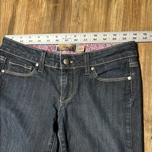 PAIGE Skyline Blue Jeans with Durable Denim - Picture 8 of 13